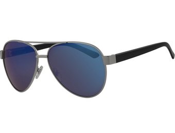 Aviator zonnebril zilver/zwart