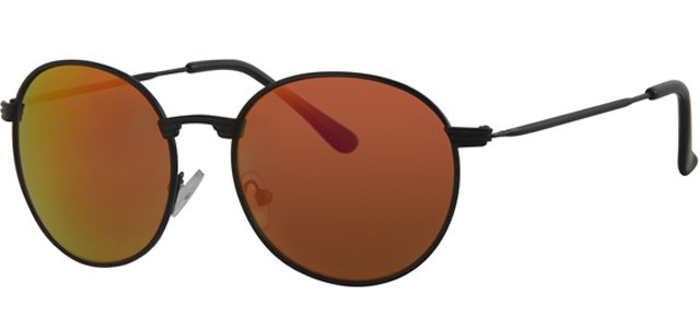 Ronde zonnebril Rood/zwart Ronde zonnebril Rood/zwart