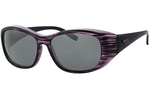 Overzet Zonnebril paars Shield M/L