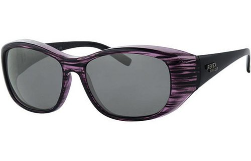 Overzet Zonnebril paars Shield M/L