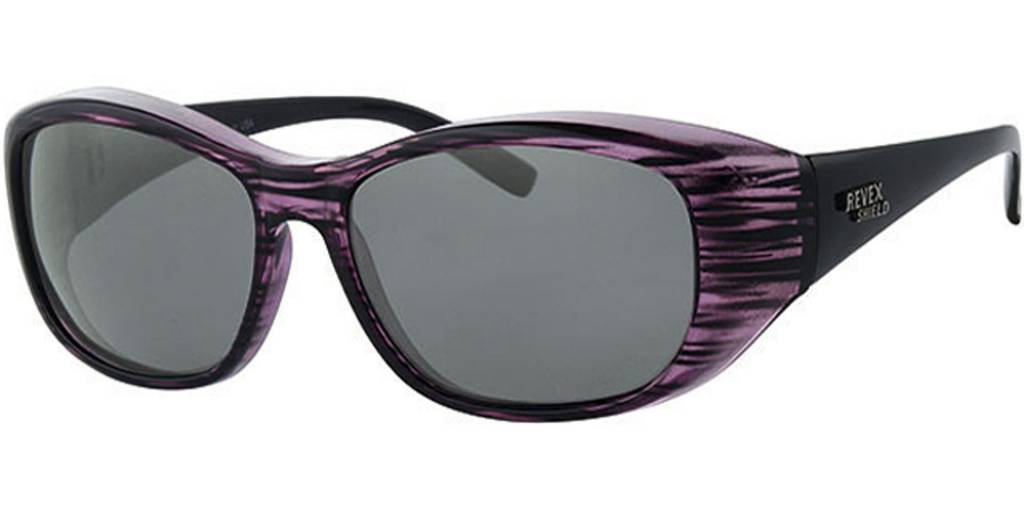 Overzet Zonnebril paars Shield M/L Overzet Zonnebril paars Shield M/L