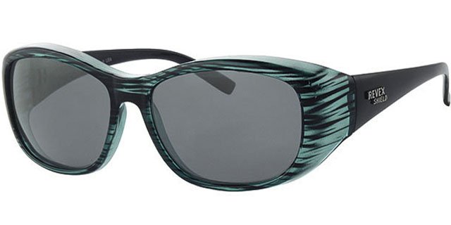 Overzet Zonnebril blauw Shield M/L Overzet Zonnebril blauw Shield M/L