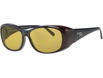 Overzet Zonnebril night vision brown