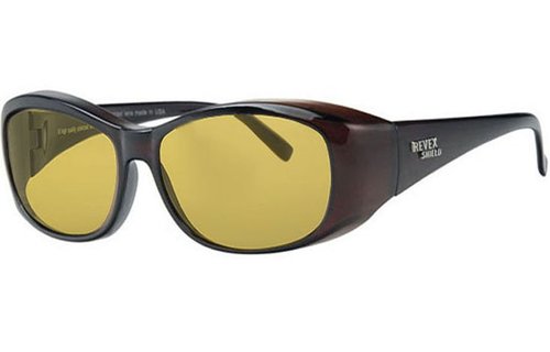 Overzet Zonnebril night vision brown