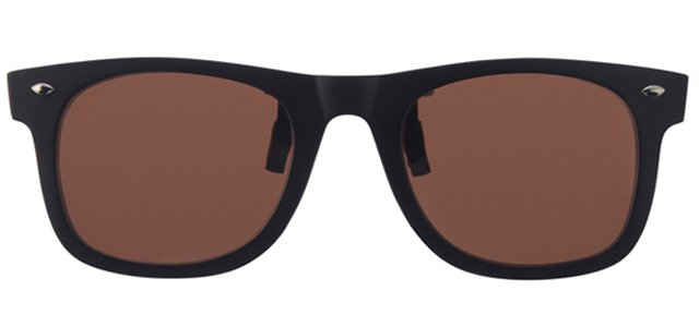 Wayfarer Clip -On Zonnebril Brown Wayfarer Clip -On Zonnebril Brown