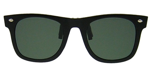 Wayfarer Clip -On Zonnebril Green Wayfarer Clip -On Zonnebril Green