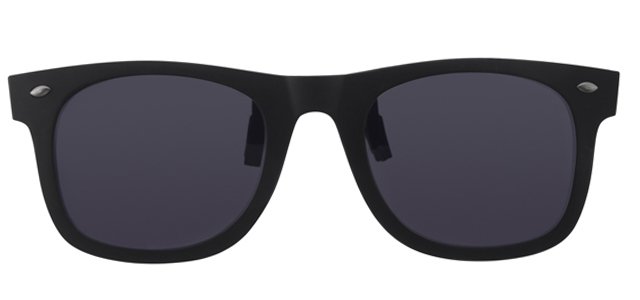 Wayfarer Clip -On Zonnebril Black