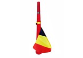Toeter met België vlag wimpel
