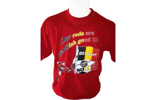 T-shirt België Our reds (rood) T-shirt België Our reds (rood)