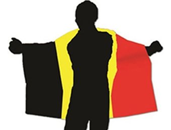 Cape vlag België 150 X 90 cm.