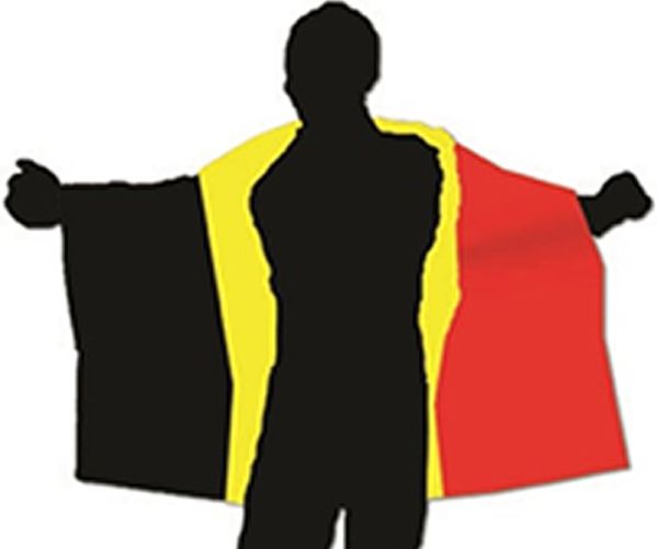 Cape vlag België 150 X 90 cm.