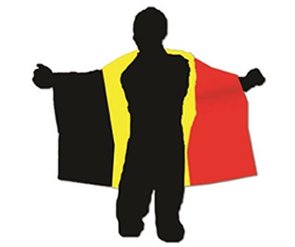 Cape vlag België 150 X 90 cm.