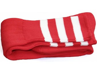 Voetbal kousen Rood/wit