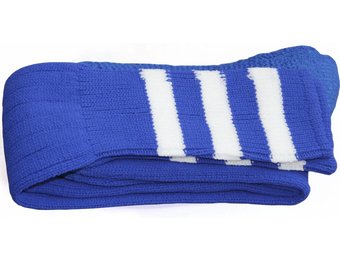 Voetbal kousen Blauw/wit
