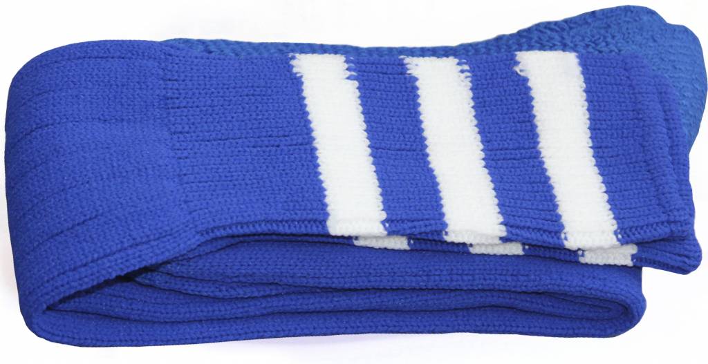 Voetbal kousen Blauw/wit