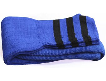 Voetbal kousen Blauw/zwart