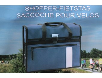 Fietstas - Shopper Blauw