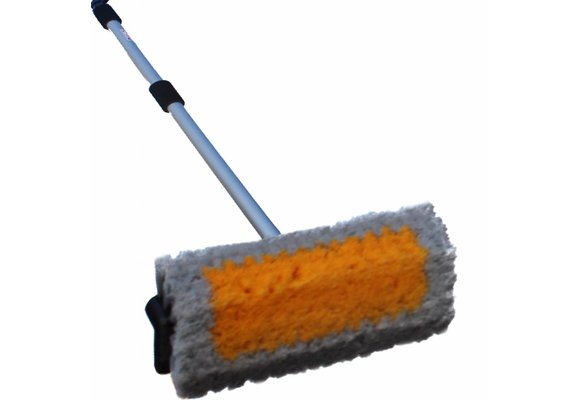 Professionele autowasborstel met waterdoorlatende steel 150 cm.