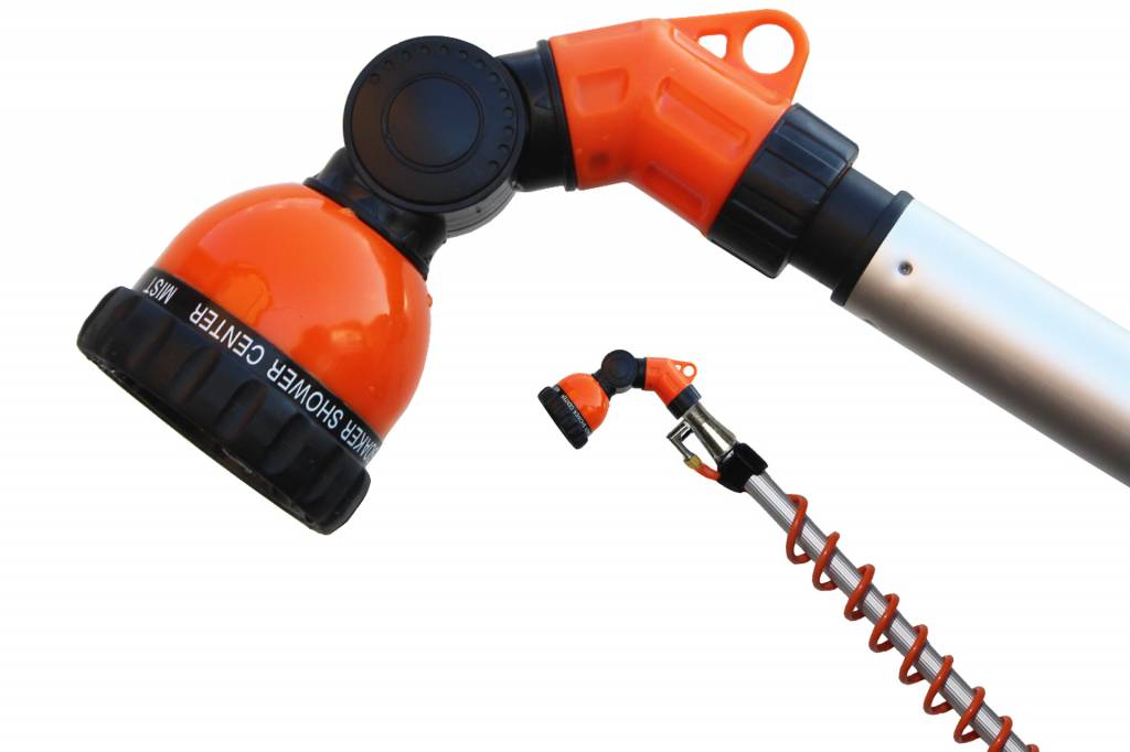 Draaibare Sproeikop voor telescoopsteel met 9 sproeistanden Draaibare Sproeikop voor telescoopsteel met 9 sproeistanden