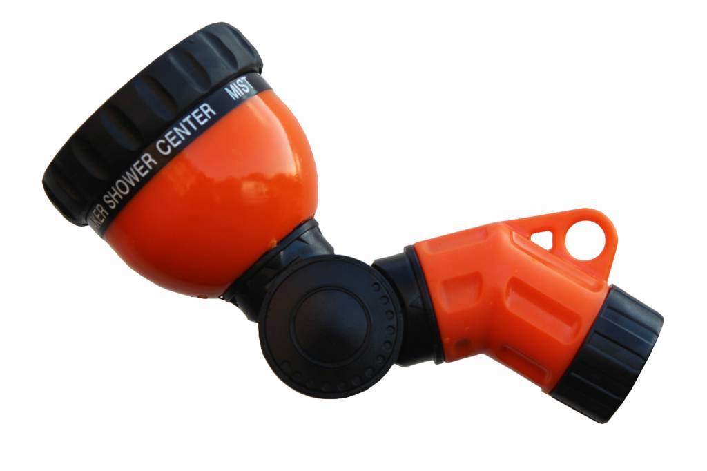 Draaibare Sproeikop voor telescoopsteel met 9 sproeistanden Draaibare Sproeikop voor telescoopsteel met 9 sproeistanden