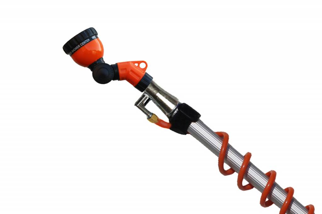 Draaibare Sproeikop voor telescoopsteel met 9 sproeistanden Draaibare Sproeikop voor telescoopsteel met 9 sproeistanden