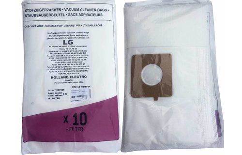 Holland Electro Sweefty / LG Goldstar / Moulinex powerspace Stofzuigerzakken