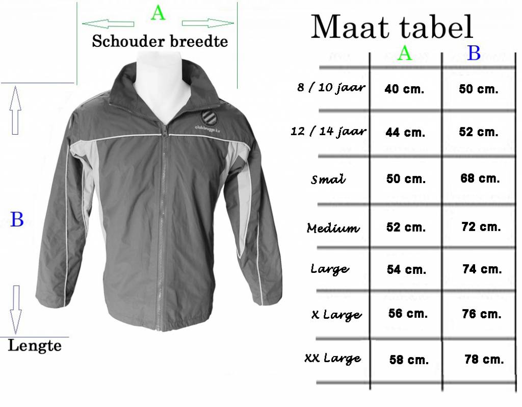 Regenjas met fleece voering Club Brugge Regenjas met fleece voering Club Brugge