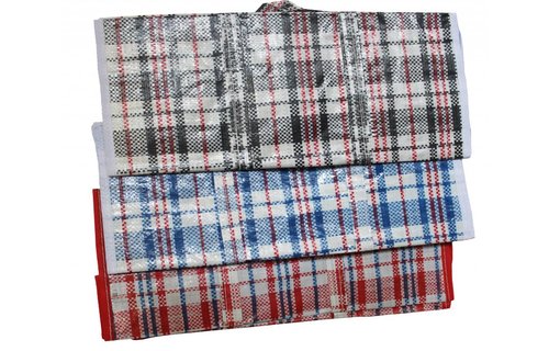 Geruite tas / Turkenzak XL 75 x 55 x 30 cm. Geruite tas / Turkenzak XL 75 x 55 x 30 cm.