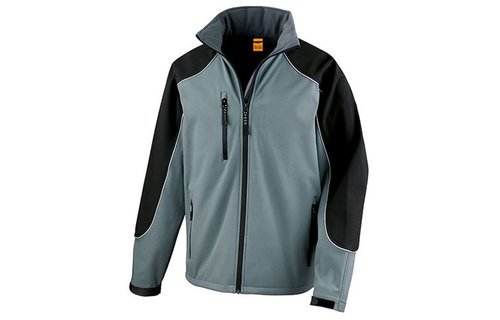 Softshell regenjas grijs /zwart Softshell regenjas grijs /zwart