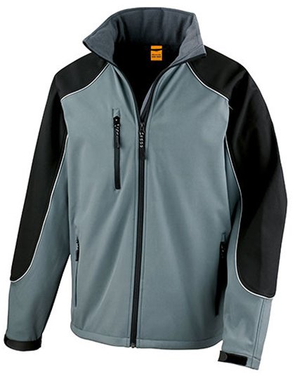 Softshell regenjas grijs /zwart