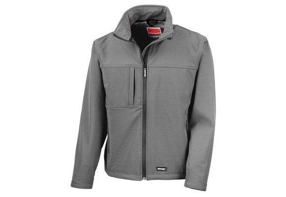 Softshell regenjas Classic grijs