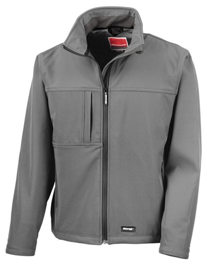 Softshell regenjas Classic grijs Softshell regenjas Classic grijs