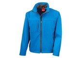 Softshell regenjas Classic Azure blauw