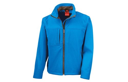 Softshell regenjas Classic Azure blauw Megatip.be