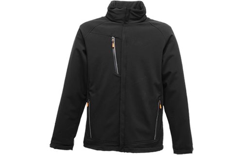Softshell jas "Apex" Zwart