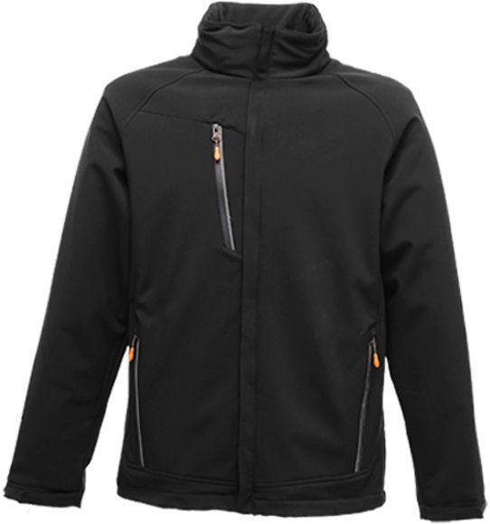 Softshell jas "Apex" Zwart