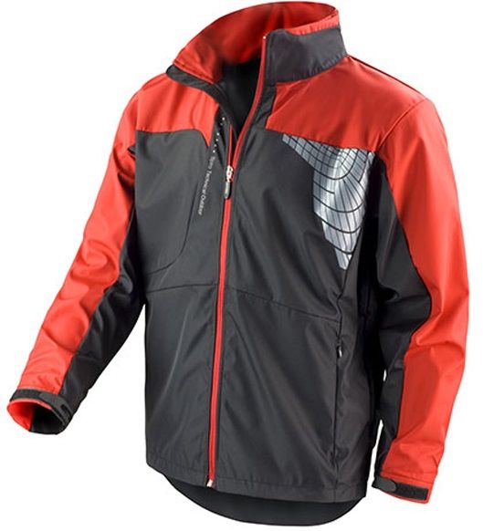 Softshell 3 laag sport jas zwart/rood Softshell 3 laag sport jas zwart/rood