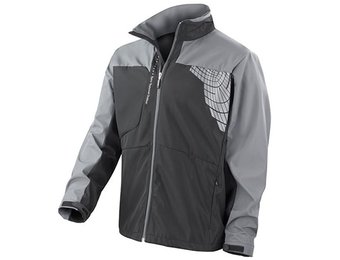 Softshell 3 laag sport jas zwart/grijs