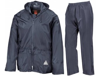 Regenpak Volwassenen Navy blauw