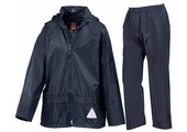 Regenpak Kinderen Navy blauw