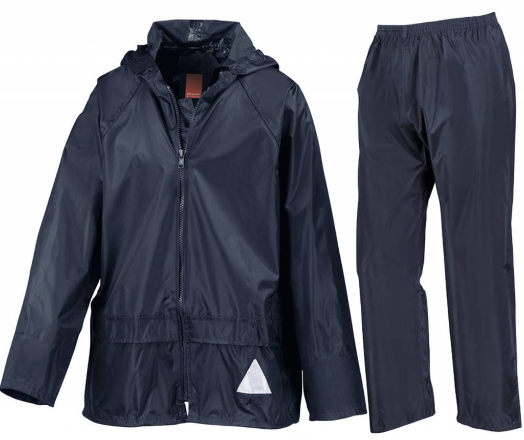 Regenpak Kinderen Navy blauw