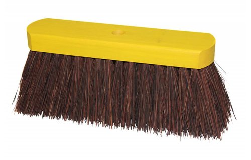 Straatveger bahia 75% geel gelakt