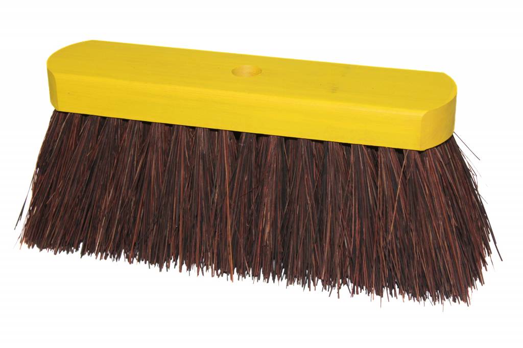 Straatveger bahia 75% geel gelakt