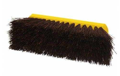 Straatveger bahia 75% geel gelakt