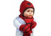 Baby winterset rood / grijs