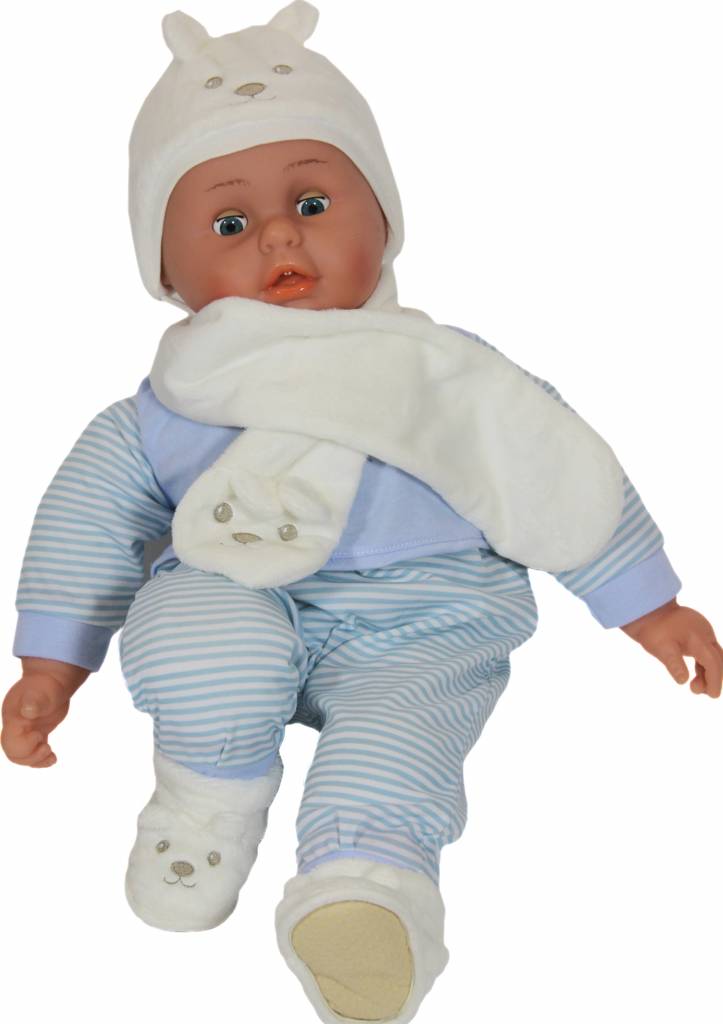 Baby Muts - Sjaal en Pantoffels ecru