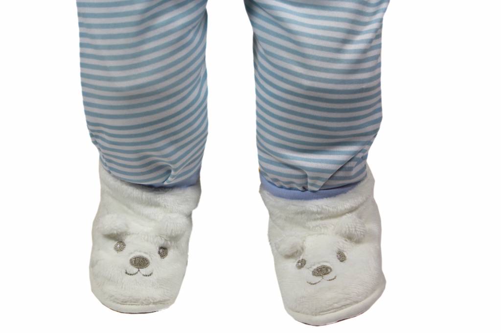 Baby Muts - Sjaal en Pantoffels ecru