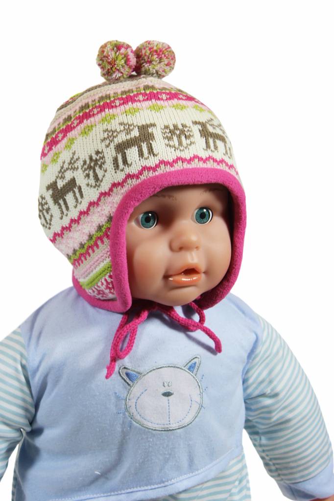 Baby- kindermuts Eland roze Baby- kindermuts Eland roze