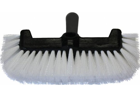 Waterdoorlatende schoonmaakborstel hard wit
