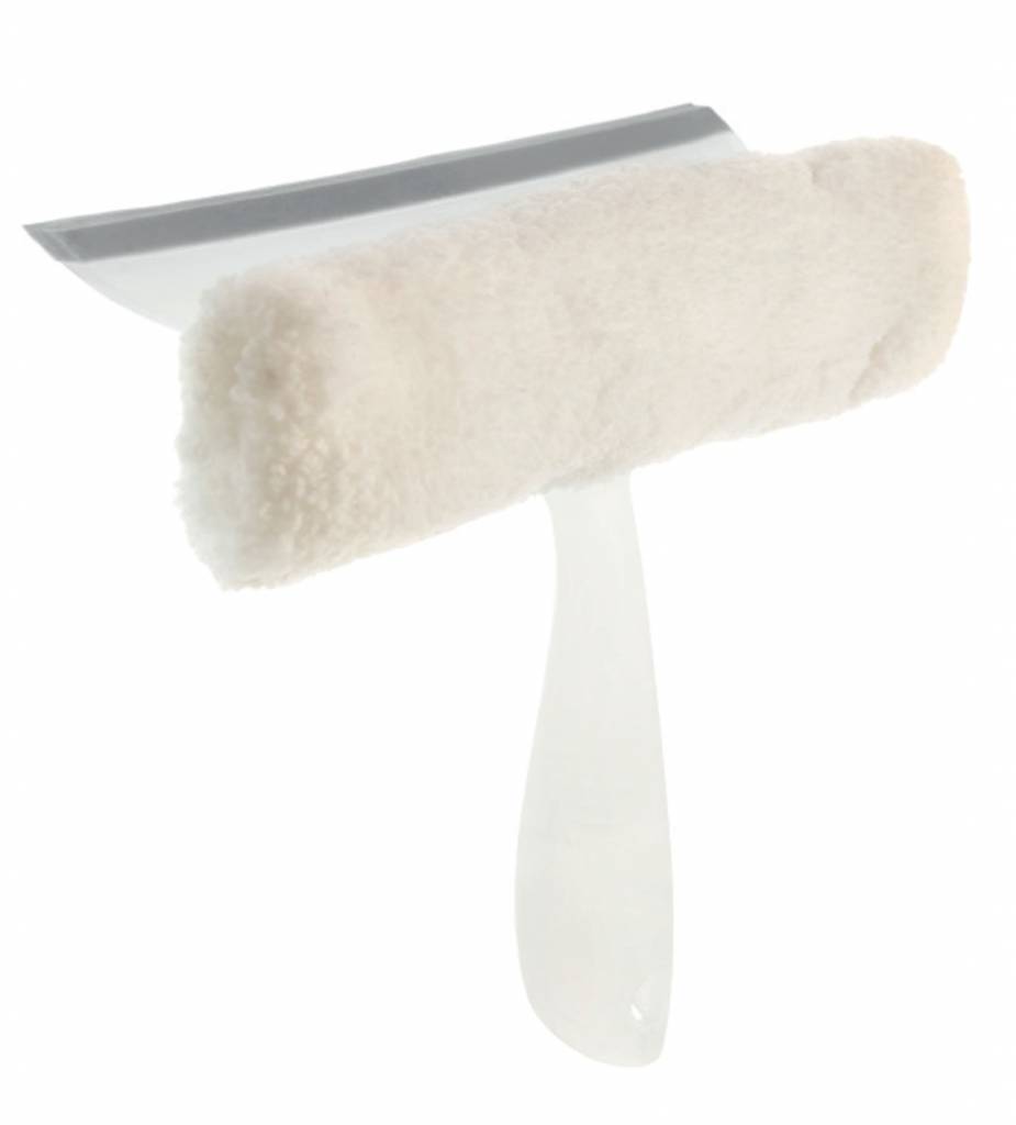 Raamwasser met Microvezeldoek en aftrekker Raamwasser met Microvezeldoek en aftrekker